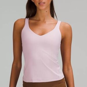 Lululemon Size 6 Align™ Waist-Length Tank Top in Pink Peony